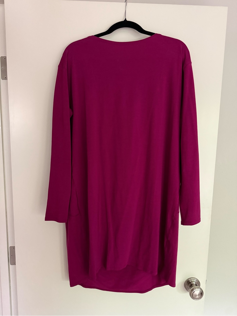 lululemon athletica Long Sleeve Tunic Dress in Magenta - Picture 2 of 4